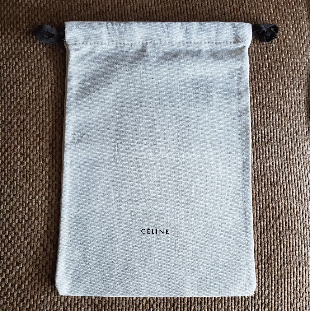 Celine linen 14.5"×11" off white dust bag